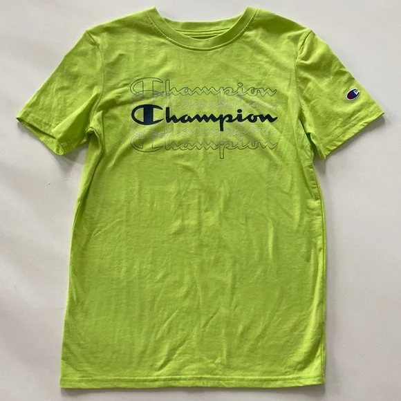 Boys Champion Neon Short Sleeve Tee - Picture 1 of 4